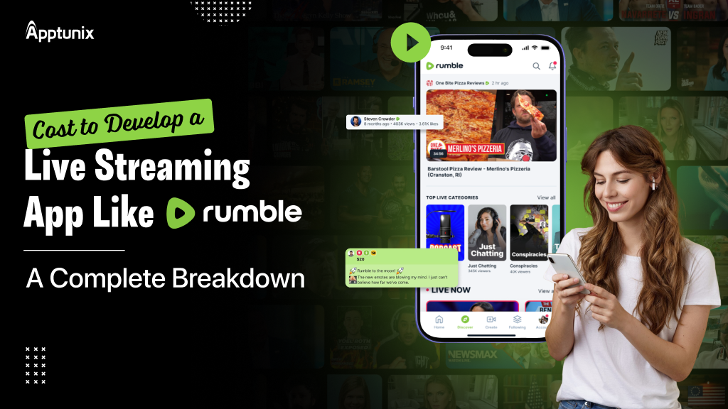 Cost to Develop a Live Streaming App Like Rumble: A Complete Breakdown