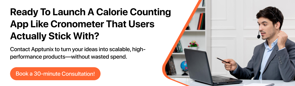  launch a calorie counting app like Cronometer