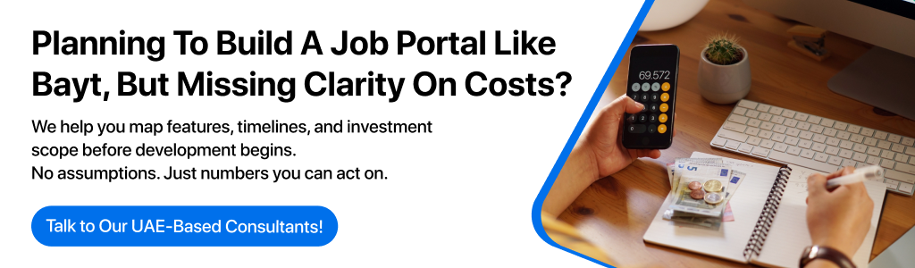 Planning To Build A Job Portal Like Bayt, contact us now