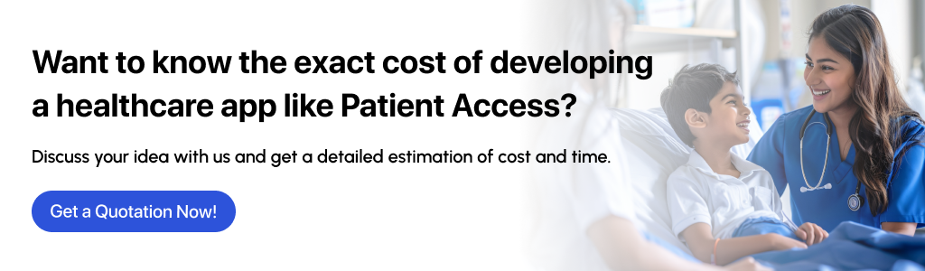Build a healthcare app like patient access 