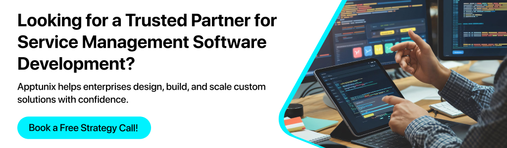 Build a service management software 