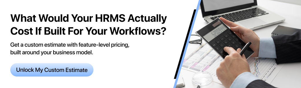 cost to build HRMS Software