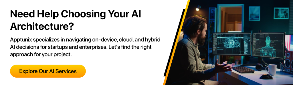on-device AI vs cloud AI performance comparison