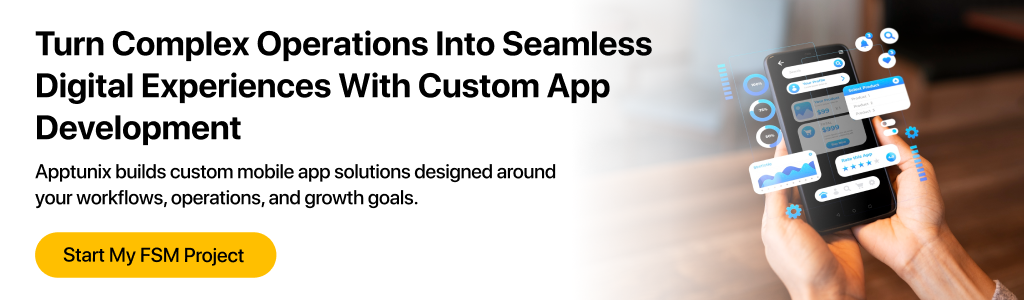 Apptunix builds custom mobile app solutions designed around your workflows, operations, and growth goals