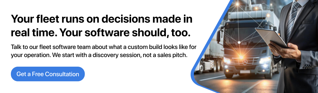 Book your fleet management software development consultation now