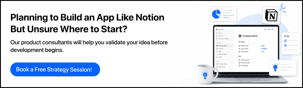Book a Free Session to Build an App Like Notion
