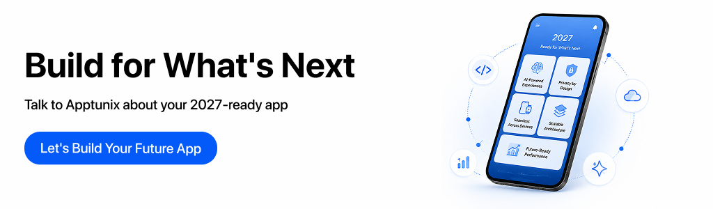 Lets build your future app together CTA