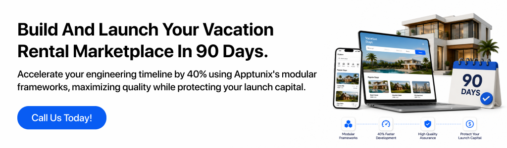 call apptunix for vacation rental app development