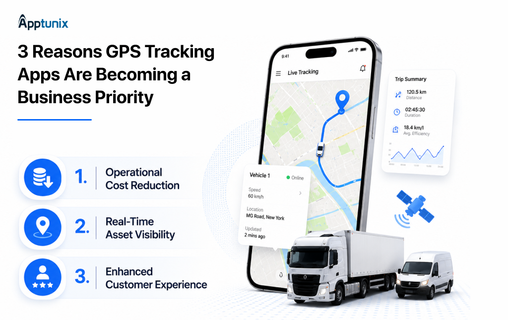 3 reasons Businesses Are Investing in GPS Tracking App development 