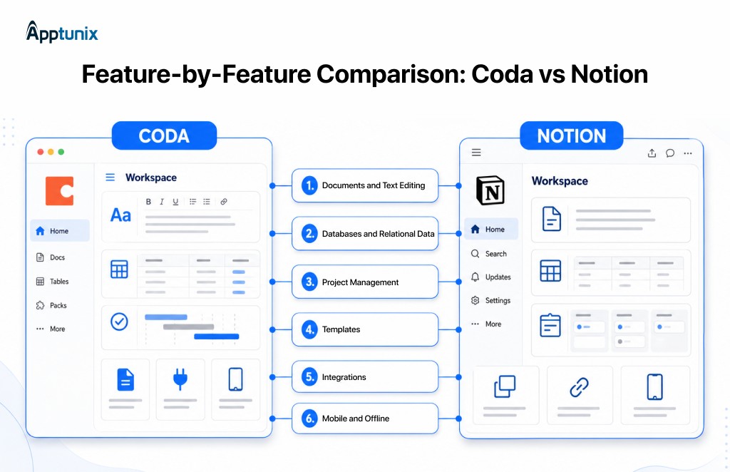 Coda vs Notion Feature-by-Feature Comparison