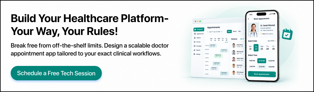 talk to us for healthcare and doctore appointment app development