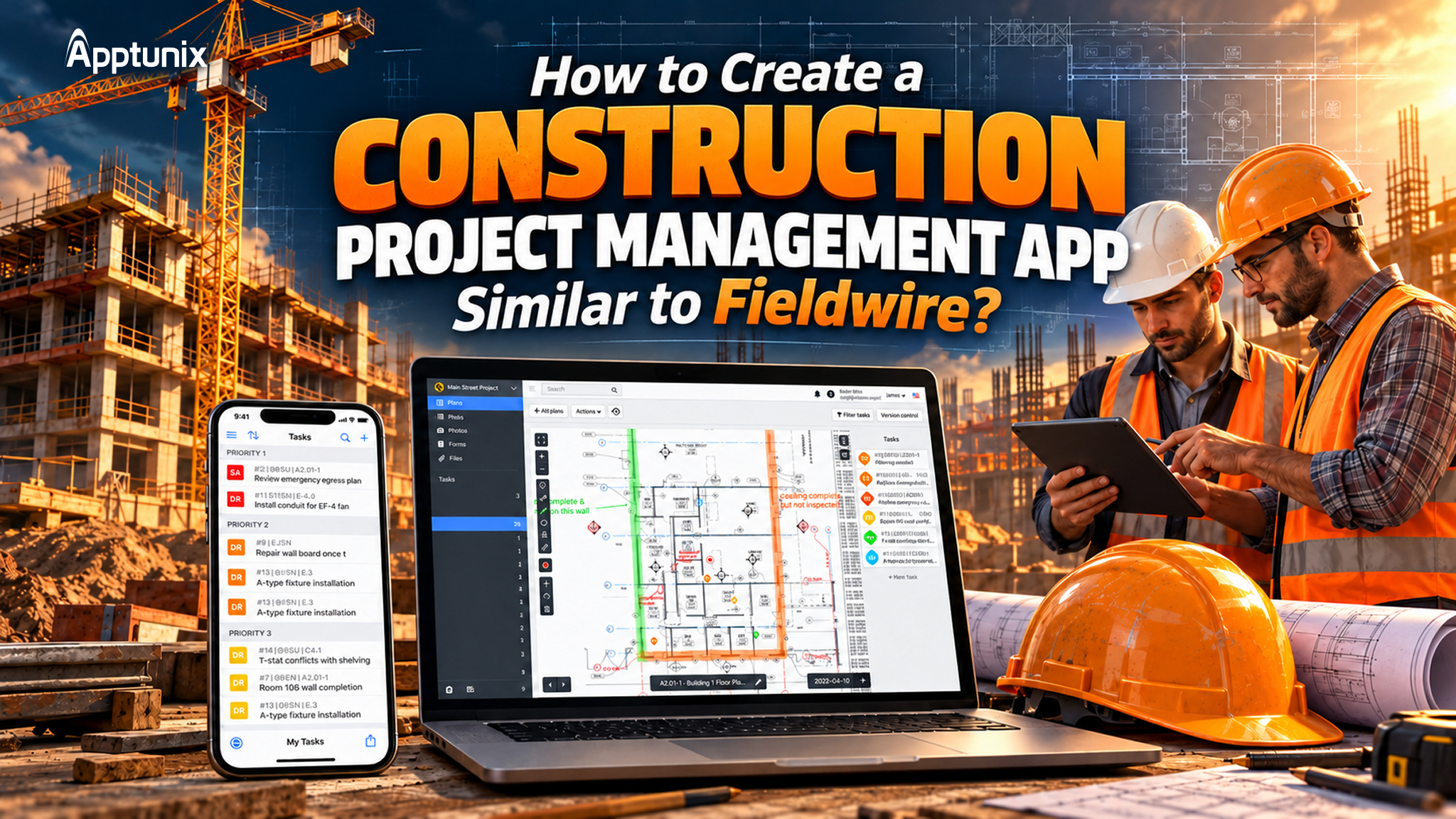 How to Create a Construction Project Management App Similar to Fieldwire?