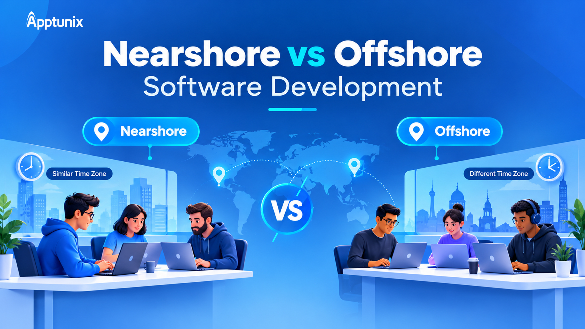 Nearshore vs Offshore Software Development: Costs, Time Zones and Risks Compared (2027)